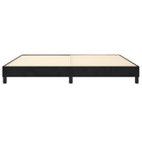 Struttura Letto a Rete a Molle Nero 200x200 cm in Velluto