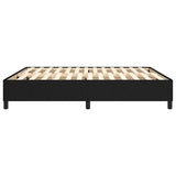 Struttura Letto a Rete a Molle Nero 180x200 cm in Tessuto