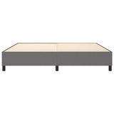 Struttura Letto a Rete a Molle Grigio Scuro 200x200 cm Tessuto