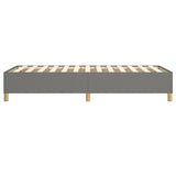 Struttura Letto a Rete a Molle Grigio Scuro 80x200 cm Tessuto