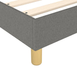 Struttura Letto a Rete a Molle Grigio Scuro 80x200 cm Tessuto