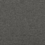 Struttura Letto a Rete a Molle Grigio Scuro 80x200 cm Tessuto