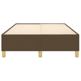 Struttura Letto a Rete a Molle Marrone Scuro 120x200 cm Tessuto
