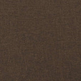 Struttura Letto a Rete a Molle Marrone Scuro 120x200 cm Tessuto