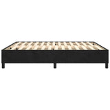 Struttura Letto a Rete a Molle Nero 180x200 cm in Velluto