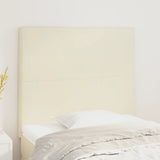 Testiera Crema 80x5x118/128 cm Similpelle
