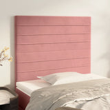 Testiera Rosa 100x5x118/128 cm Velluto
