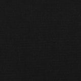 Testiera ad Orecchio Nera 83 x 23 x 78/88 cm in Tessuto