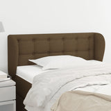 Testiera ad Orecchio Marrone Scuro 103x23x78/88 cm in Tessuto