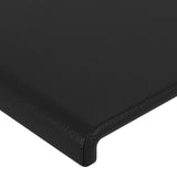 Testiera ad Orecchio Nera 93x16x78/88 cm in Similpelle