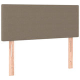 Giroletto a Molle con Materasso Tortora 100x200 cm in Tessuto