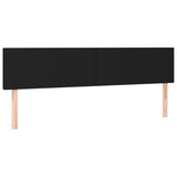 Giroletto a Molle con Materasso Nero 160x200 cm in Tessuto