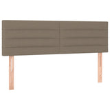 Giroletto a Molle con Materasso Tortora 140x190 cm in Tessuto