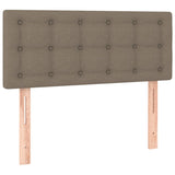 Giroletto a Molle con Materasso Tortora 90x190 cm in Tessuto