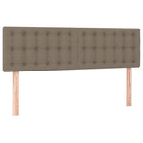 Giroletto a Molle con Materasso Tortora 140x200 cm in Tessuto