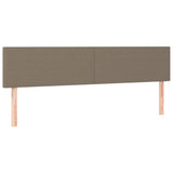 Giroletto a Molle con Materasso Tortora 160x200 cm in Tessuto
