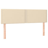 Giroletto a Molle con Materasso Crema 140x200 cm in Tessuto