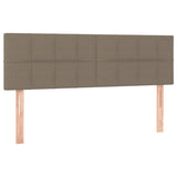 Giroletto a Molle con Materasso Tortora 140x200 cm in Tessuto