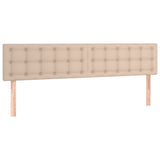 Giroletto a Molle con Materasso Cappuccino 180x200cm Similpelle