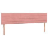 Giroletto a Molle con Materasso Rosa 180x200 cm in Velluto