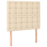 Giroletto a Molle con Materasso Crema 100x200 cm in Tessuto