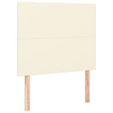 Giroletto a Molle con Materasso Crema 100x200 cm in Similpelle