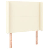 Giroletto a Molle con Materasso e LED Crema 100x200 cm