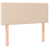 Giroletto Molle Materasso e LED Cappuccino 120x200cm Similpelle