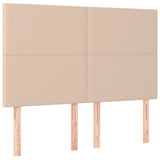 Giroletto Molle Materasso e LED Cappuccino 140x190cm Similpelle