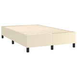 Giroletto Molle con Materasso e LED Crema 120x200cm Similpelle