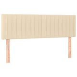 Giroletto a Molle con Materasso Crema 140x200 cm in Tessuto