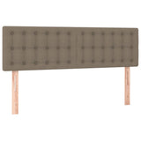 Giroletto a Molle con Materasso Tortora 140x190 cm in Tessuto
