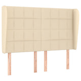 Giroletto a Molle con Materasso Crema 140x200 cm in Tessuto