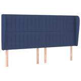 Giroletto a Molle con Materasso Blu 160x200 cm in Tessuto
