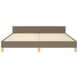 Giroletto senza Materasso Tortora 160x200 cm in Tessuto