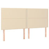 Giroletto senza Materasso Crema 200x200 cm in Tessuto