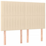 Giroletto senza Materasso Crema 140x190 cm in Tessuto