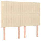 Giroletto senza Materasso Crema 140x200 cm in Tessuto