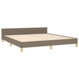Giroletto senza Materasso Tortora 160x200 cm in Tessuto