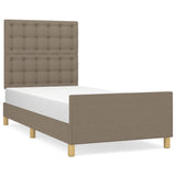 Giroletto senza Materasso Tortora 100x200 cm in Tessuto