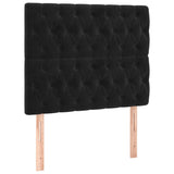 Giroletto senza Materasso Nero 120x200 cm Velluto