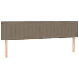 Giroletto a Molle con Materasso Tortora 180x200 cm in Tessuto