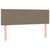 Giroletto a Molle con Materasso Tortora 140x200 cm in Tessuto