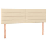 Giroletto a Molle con Materasso Crema 140x200 cm in Tessuto