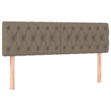 Giroletto a Molle con Materasso Tortora 140x190 cm in Tessuto