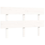 Letto per Anziani con Testiera Bianco 120x200 cm Legno Massello