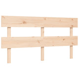 Letto per Anziani con Testiera 160x200 cm in Legno Massello