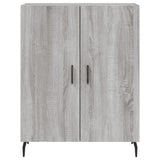 Credenza Grigio Sonoma 69,5x34x180 cm in Legno truciolato