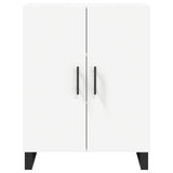 Credenza Bianca 69,5x34x180 cm in Legno truciolato