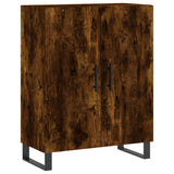 Credenza Rovere Fumo 69,5x34x180 cm in Legno truciolato